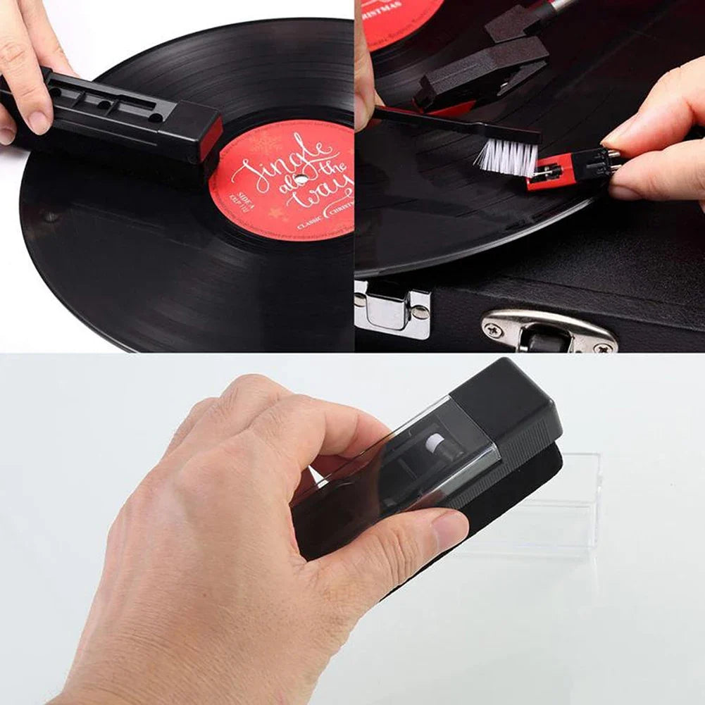 Vinyl Record Cleaning Brush & Dust Remover Tool Record Cleaning Brush Qme