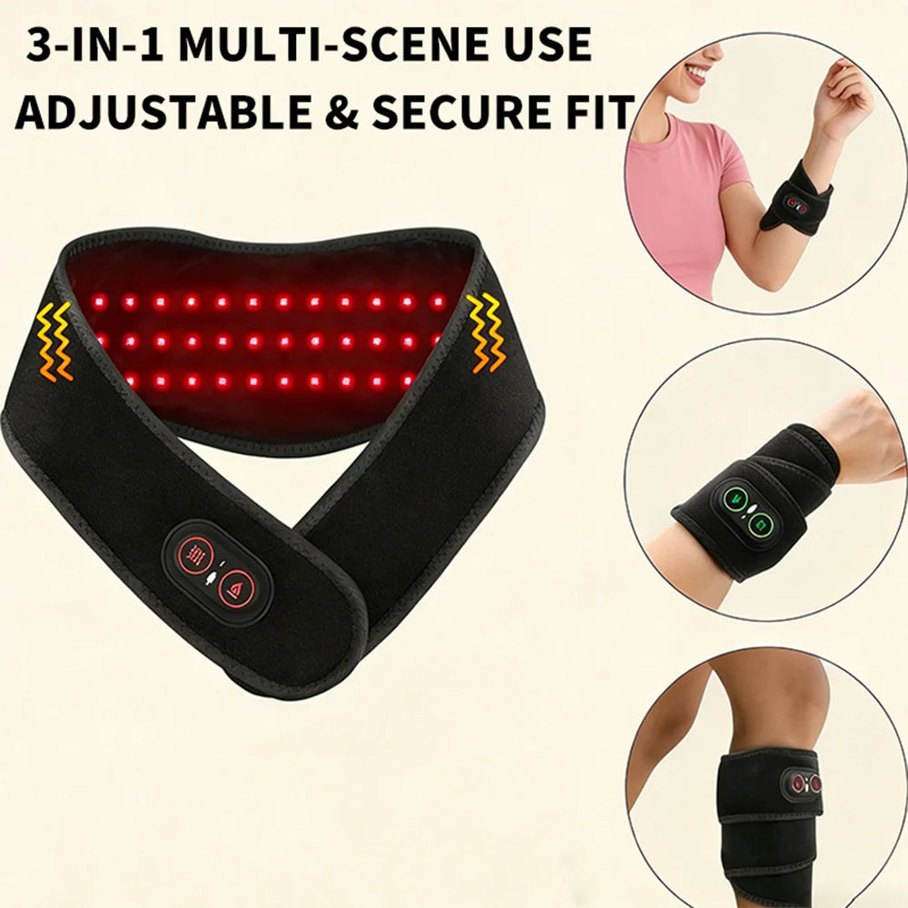 36 LED Red Light Neck Belt 660nm 850nm Infrared Therapy Wrap Infrared Therapy Wrap Qst