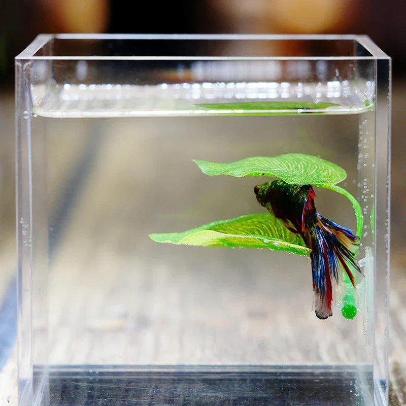 Artificial Betta Fish Rest Leaves | Aquarium Spawning Plant Decor Aquarium Plant Decor Qme