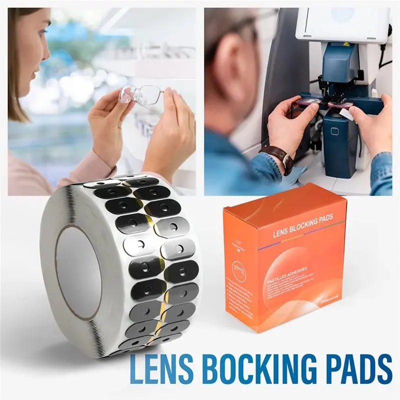 Hydrophobic Optical Lens Blocking Pad | Anti-Slip Adhesive Lens Blocking Pad Qme