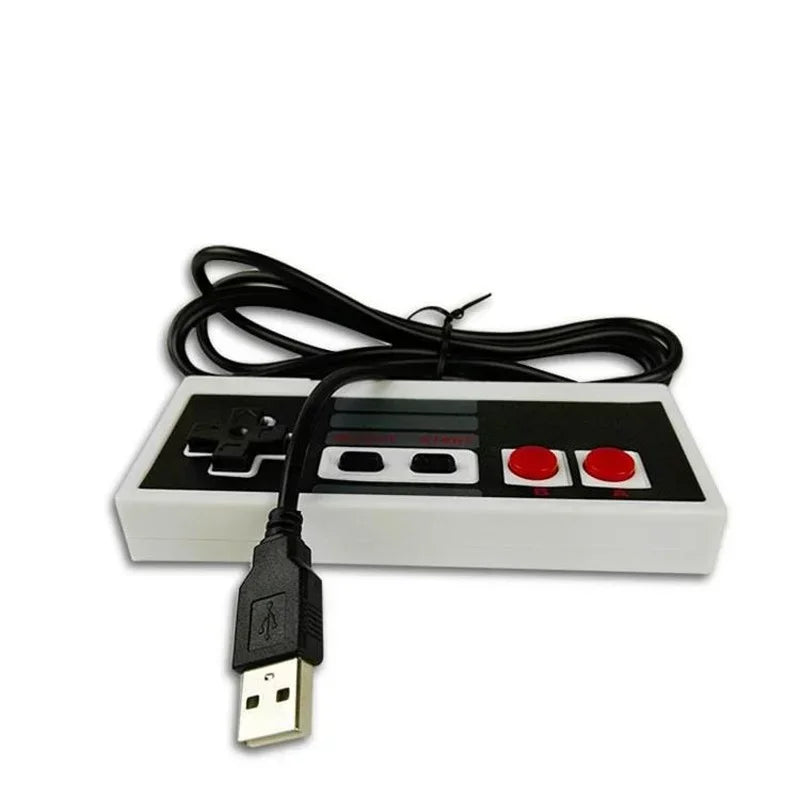 Wired USB NES Gamepad for PC – Plug & Play Retro Joypad USB Game Controller Qme
