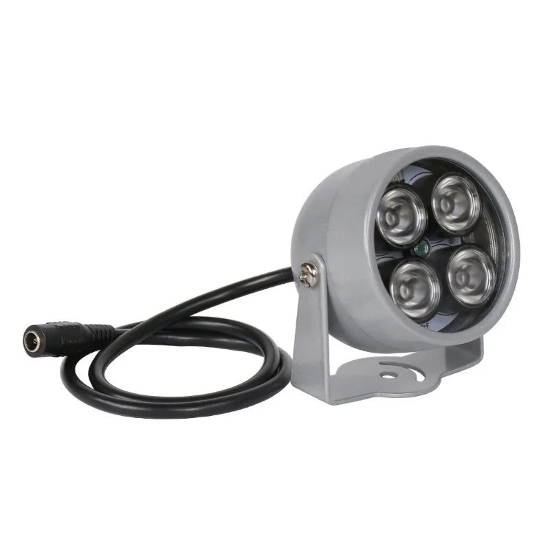 12V 4-LED IR Illuminator Auto-Sensing Surveillance Light IR Surveillance Light Qme