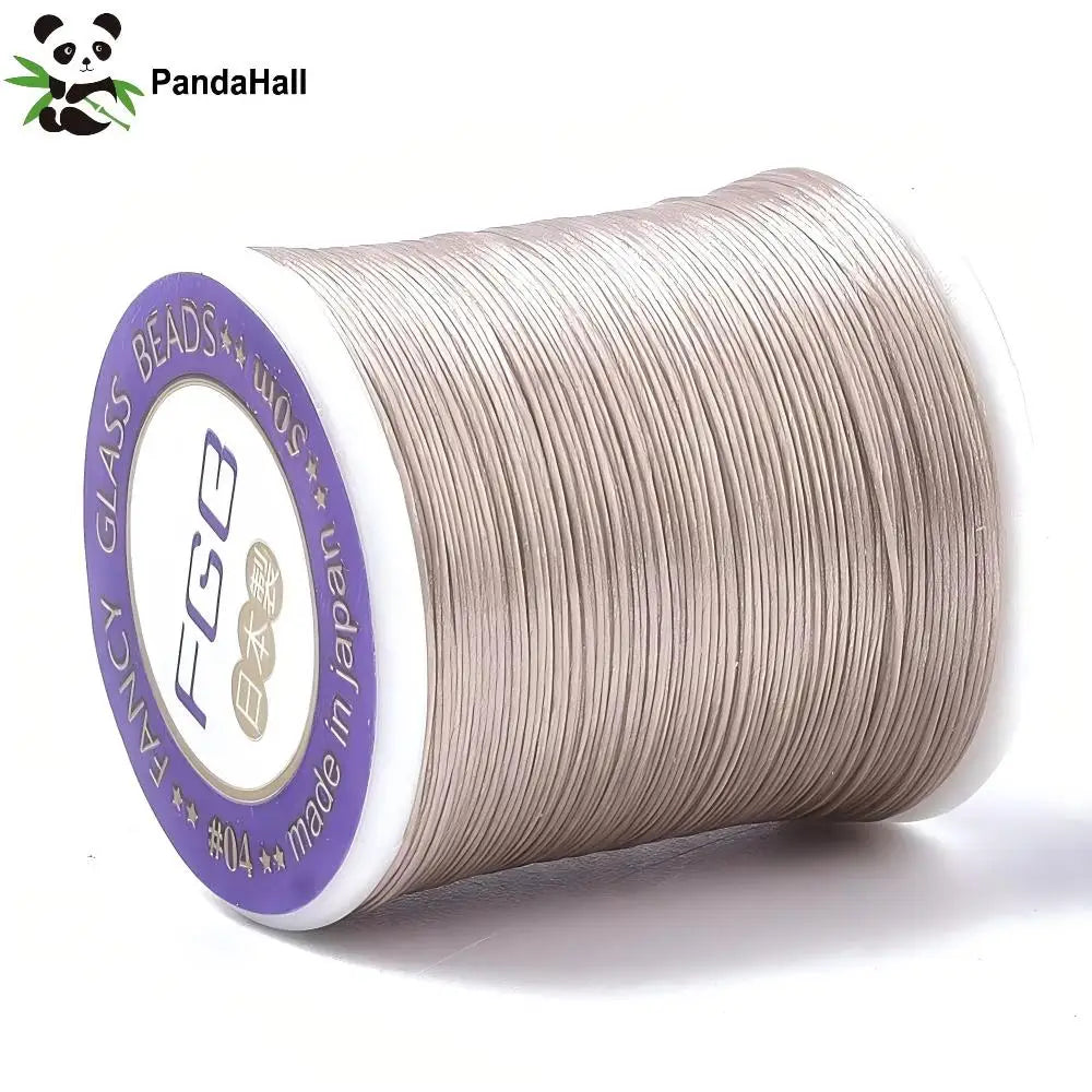 PandaHall 50m Nylon 66 Beading Thread – 0.1mm Multi-Color Beading Thread Qme