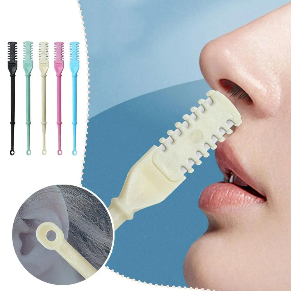 2-in-1 Double-Sided Nasal Hair Trimmer for Men & Women Nasal Hair Trimmer Qme