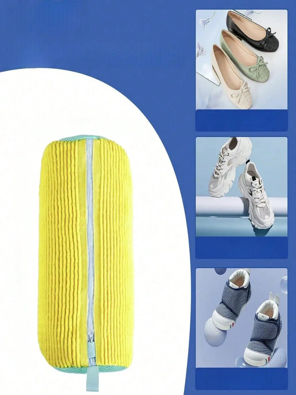 360° Shoe Washing Machine Bag – Anti-Deformation Laundry Bag Shoe Laundry Bag Qme