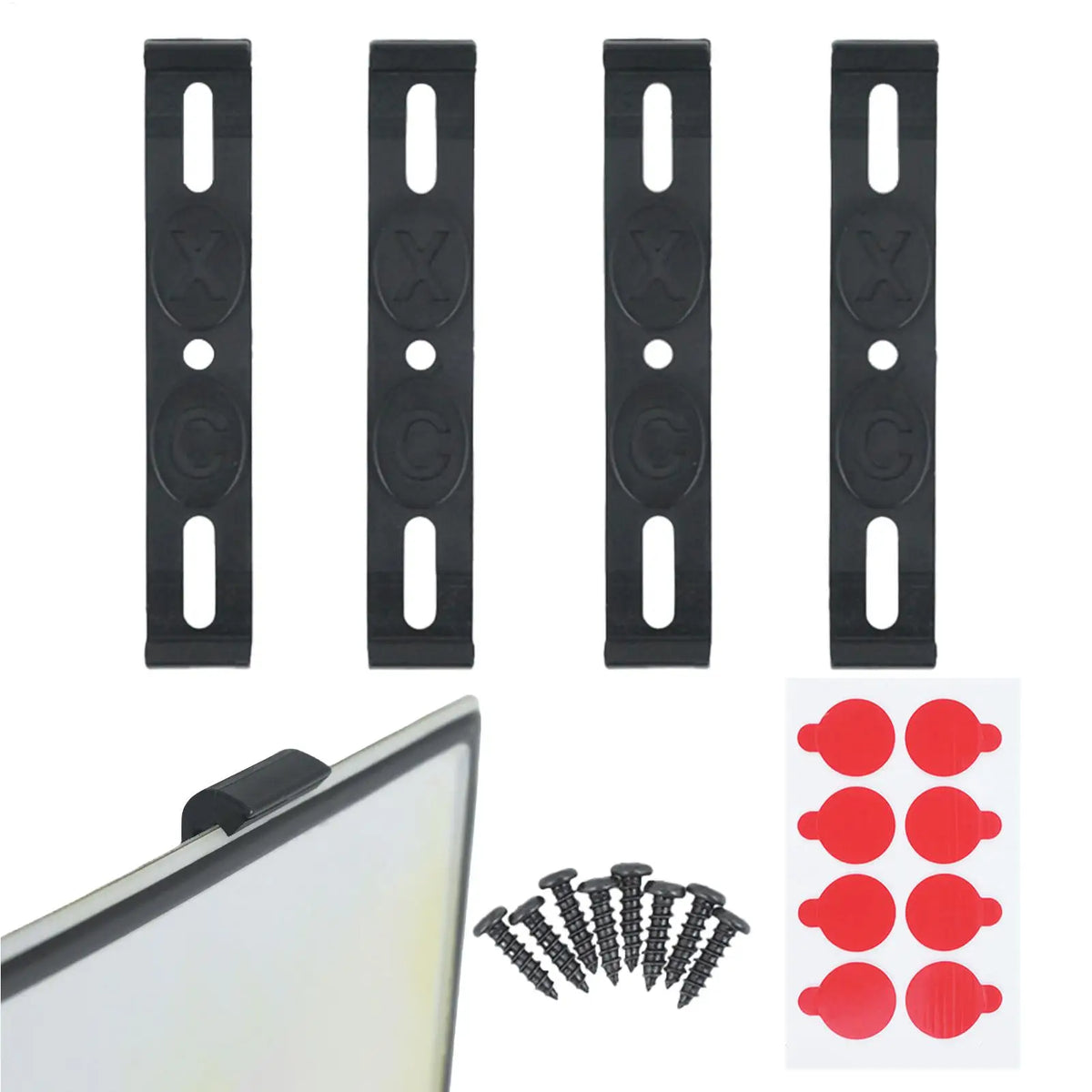 Weatherproof License Plate Frame | Front & Rear Car Tag Holder License Plate Frame Qme