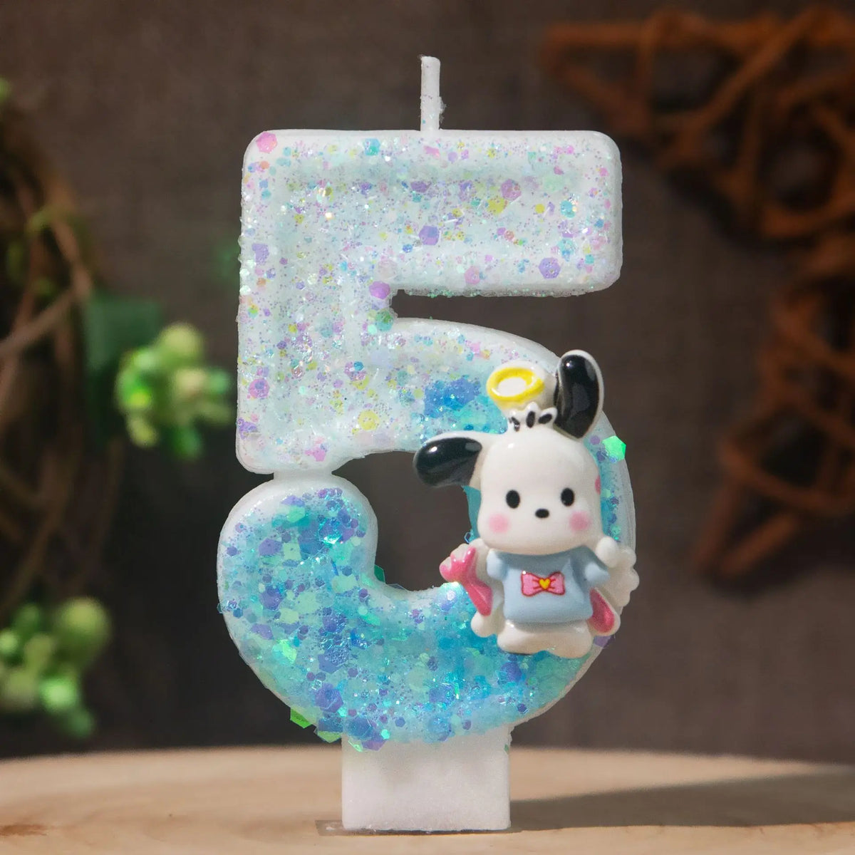 Pacha Dog 0–9 Numbered Birthday Candles Pink Cartoon Cake Topper Birthday Cake Candles Qme 5