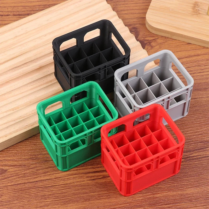 3D Beer Crate Battery Storage Box – AA & AAA Organizer | Qme Battery Storage Box Qme