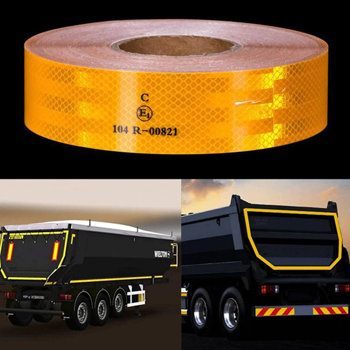 High Intensity Reflective Conspicuity Tape | PVC Car Stickers Reflective Safety Tape Qme