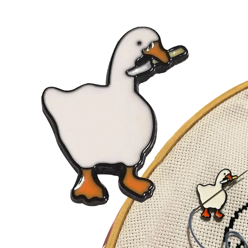 Duck Shaped Magnetic Needle Minder for Sewing & Quilting Needle Minder Qme