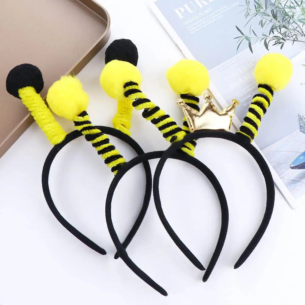 Kids Bee Cosplay Headband – Novelty Simulation Food Hair Hoop Novelty Kids Headband Qme