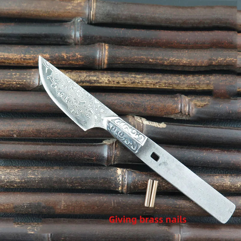 Swayboo 67-Layer Damascus Steel Knife Blank – DIY Blade Kit Damascus Knife Blank Qst Default Title