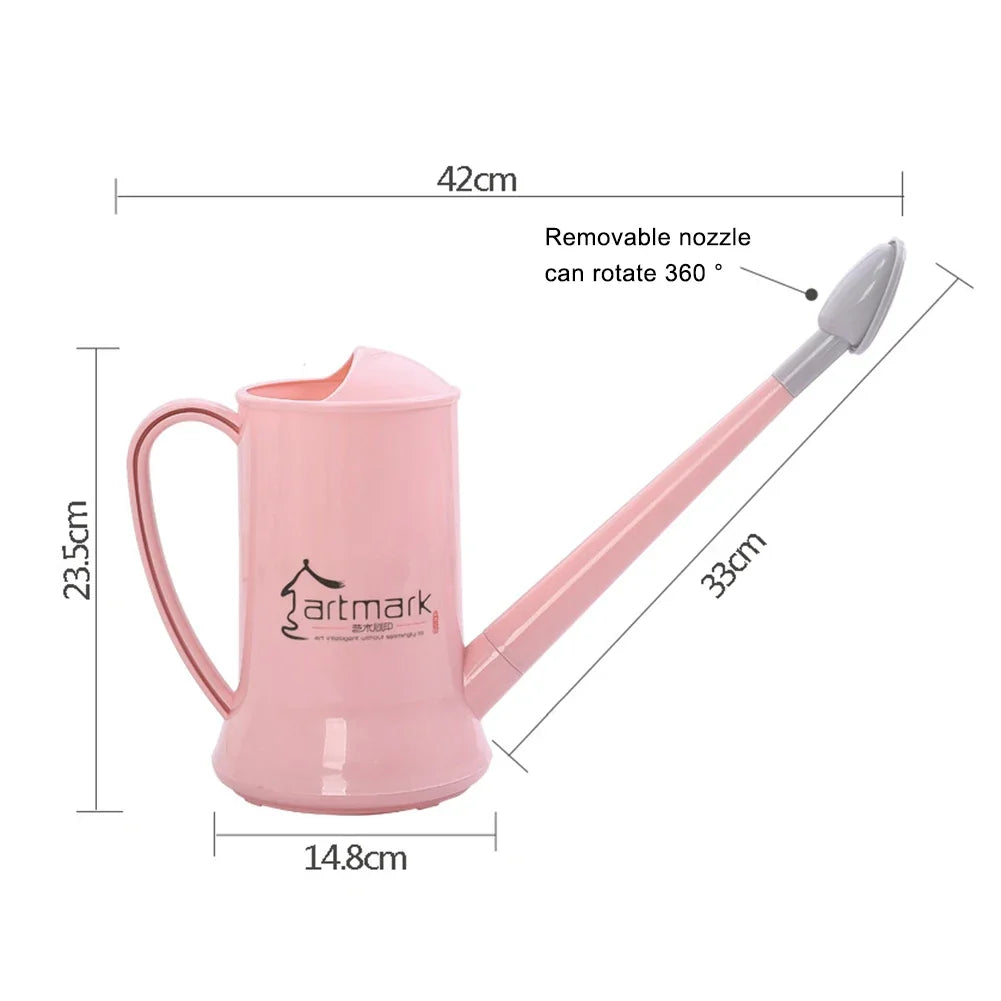 2L Watering Can Long Spout Detachable Head – Indoor & Garden Watering Can Qme