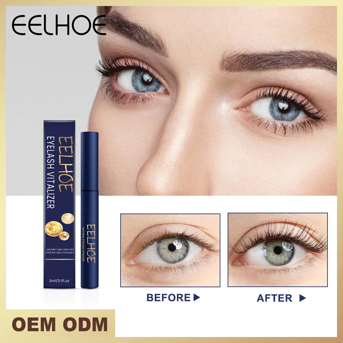 EELHOE Eyelash Growth Serum – Thicker & Longer Lashes Lash Growth Serum Qst