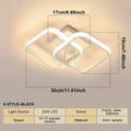 Modern LED Tricolor Ceiling Chandelier | Metal Aisle Light LED Ceiling Chandelier Qme C Tricolor light