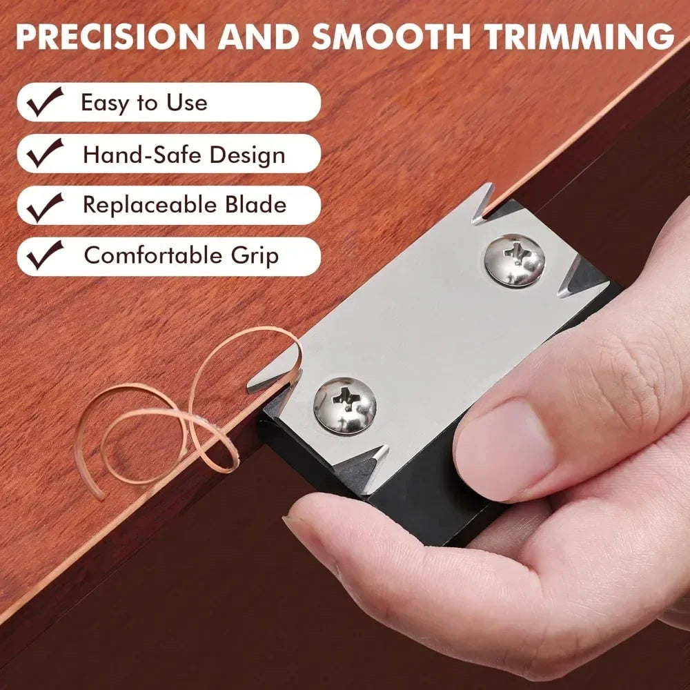 Wood Edge Banding Chamfering Fillet Scraper Tool Woodworking Scraper Tool Qme