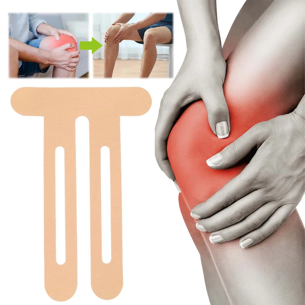 Precut Kinesiology Tape – Breathable Cotton Knee Sport Tape Athletic Kinesiology Tape Qme