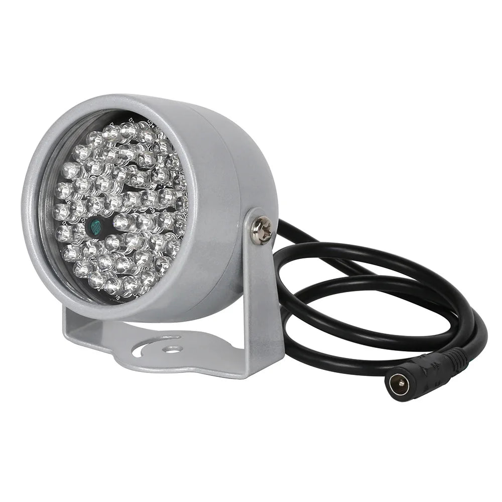 12V 4-LED IR Fill Light Auto Sensor – Infrared Lamp IR Surveillance Lamp Qme 48 lights