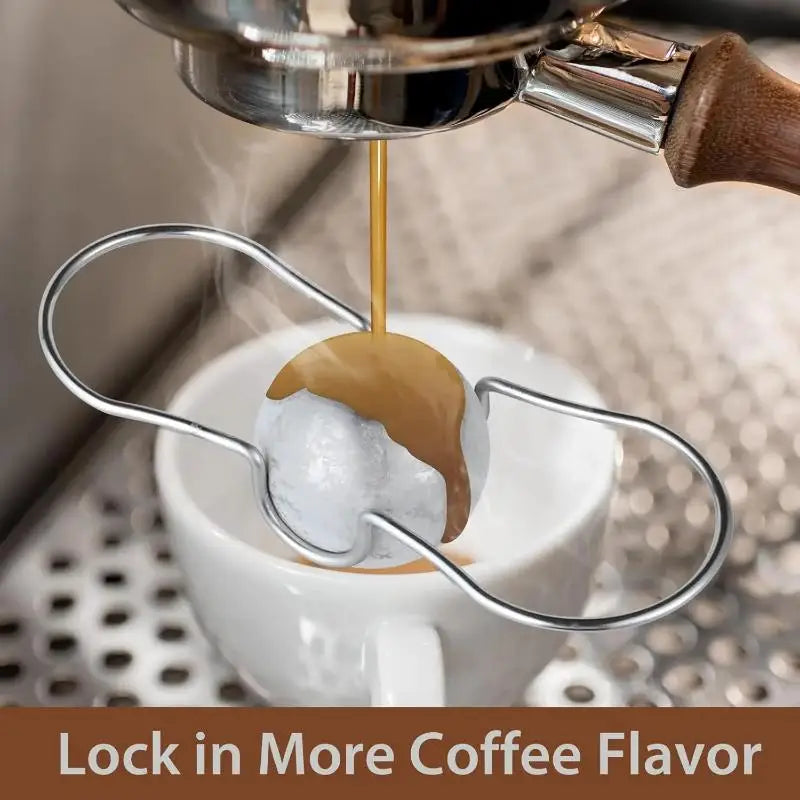 Stainless Steel Espresso Chilling Ball – Cool Your Coffee Fast Espresso Chilling Ball Qst