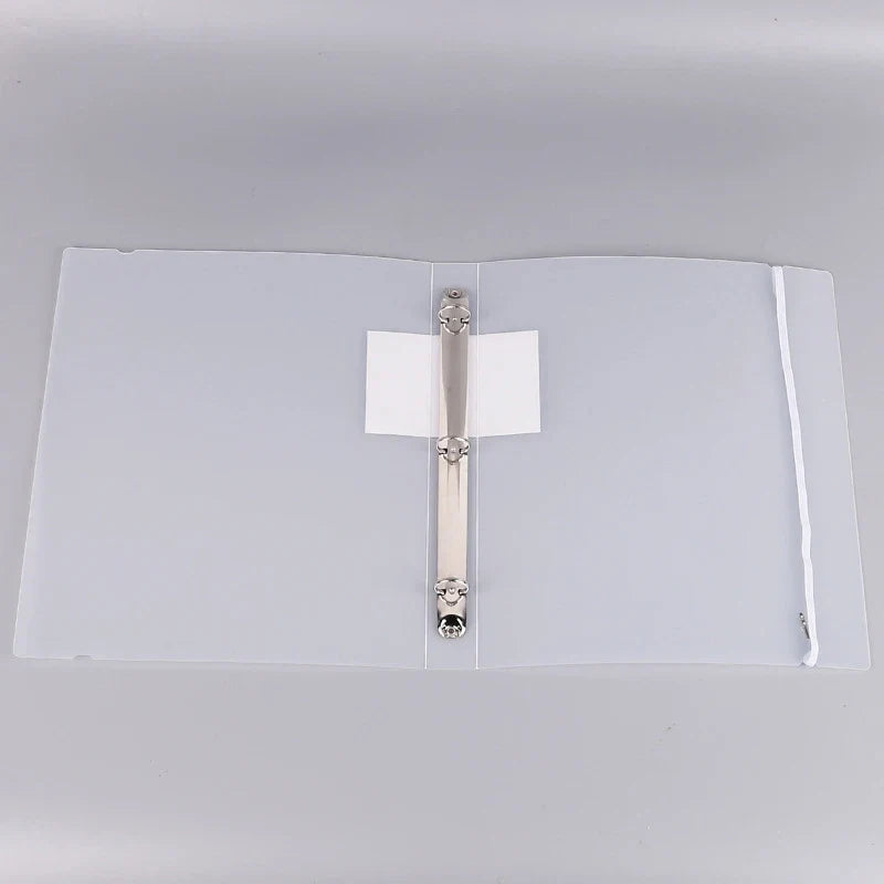Transparent Loose Leaf Binder Folder | Office File Organizer Document Folder Qme A2