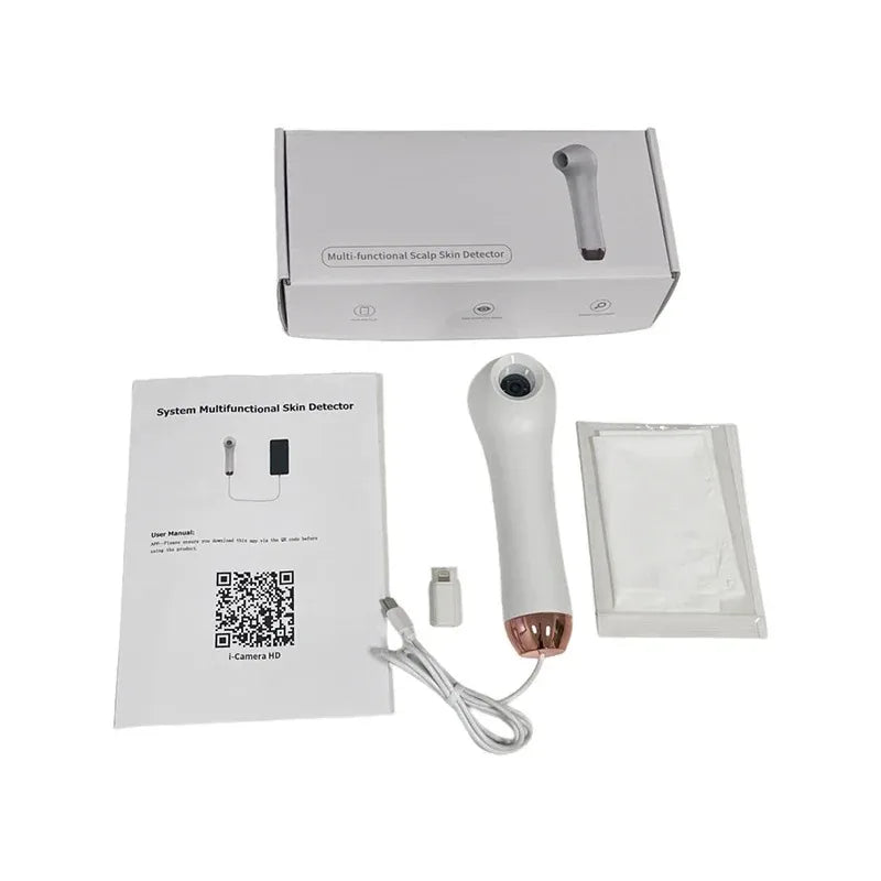 Vilnason Scalp & Skin Analyzer – HD Borescope Camera Tool Skin Analyzer Camera Qst