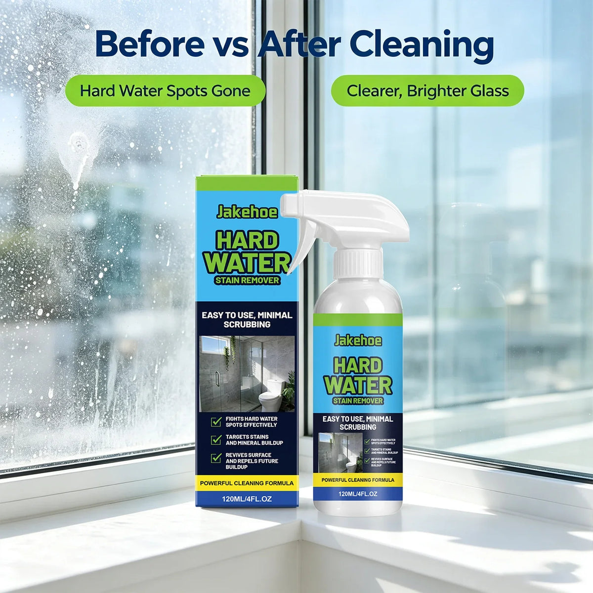 Limescale & Water Spot Remover Spray 120ml | Qme Household Cleaning Spray Qme
