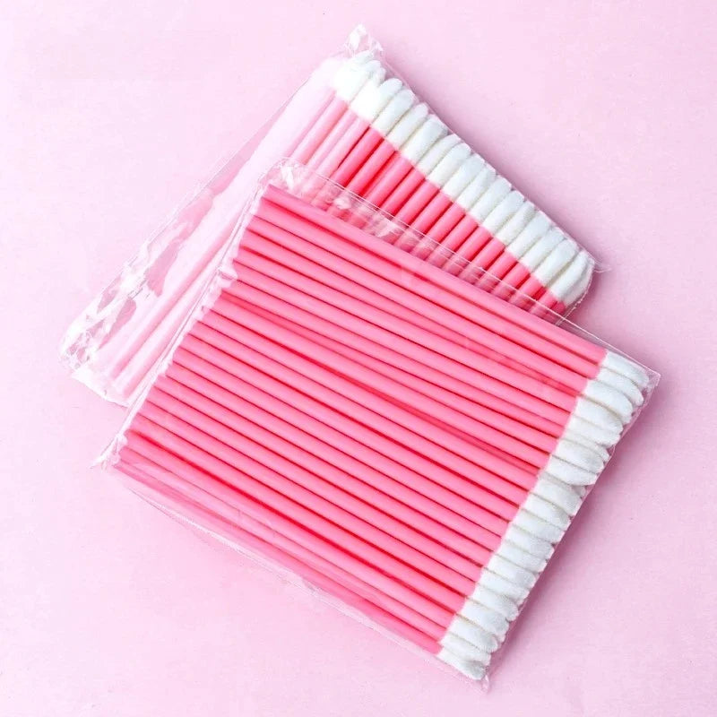 Disposable Lip Brushes – Lipstick & Gloss Wand Applicators Disposable Lip Brush Qme