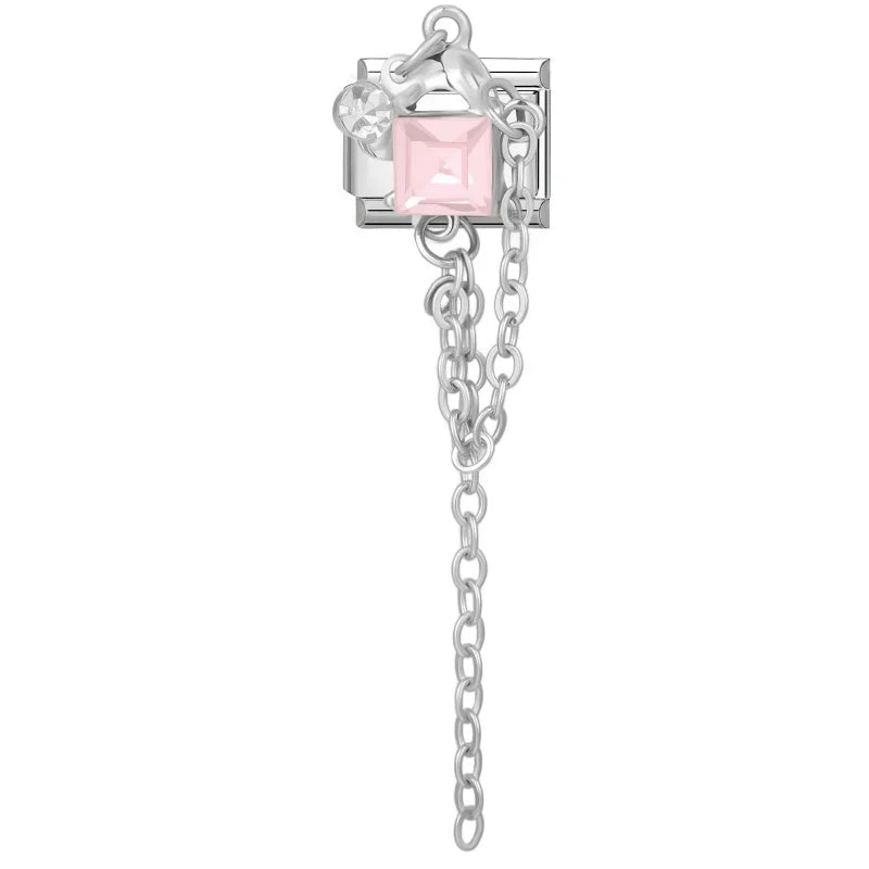 Zircon Long Tassel Pendant Italian Charm Links – 32 Colors Jewelry Charm Pendant Qme Style 29