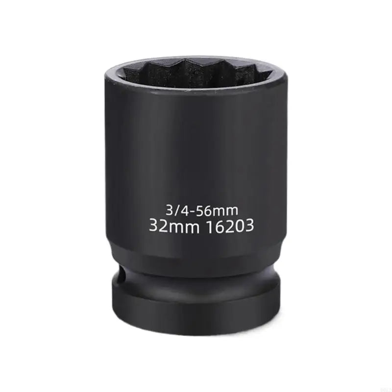 12-Point Impact Socket 3/4" Drive | High-Strength Carbon Steel Impact Socket Qme 32mm China Mainland