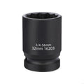 12-Point Impact Socket 3/4" Drive | High-Strength Carbon Steel Impact Socket Qme 32mm China Mainland