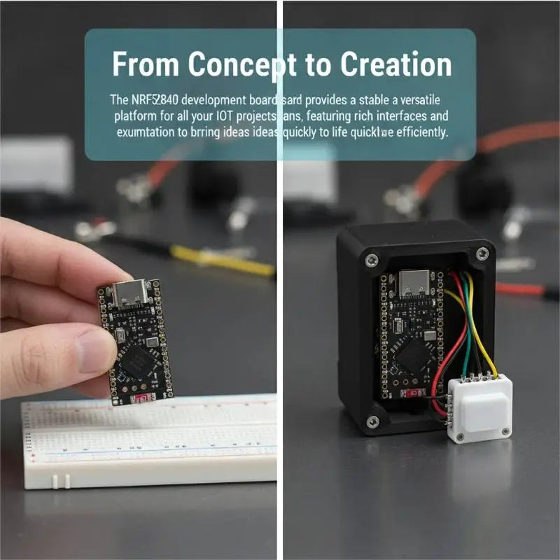 NRF52840 Nice Nano V2 Bluetooth Dev Board | Pro Micro Bluetooth Dev Board Qme