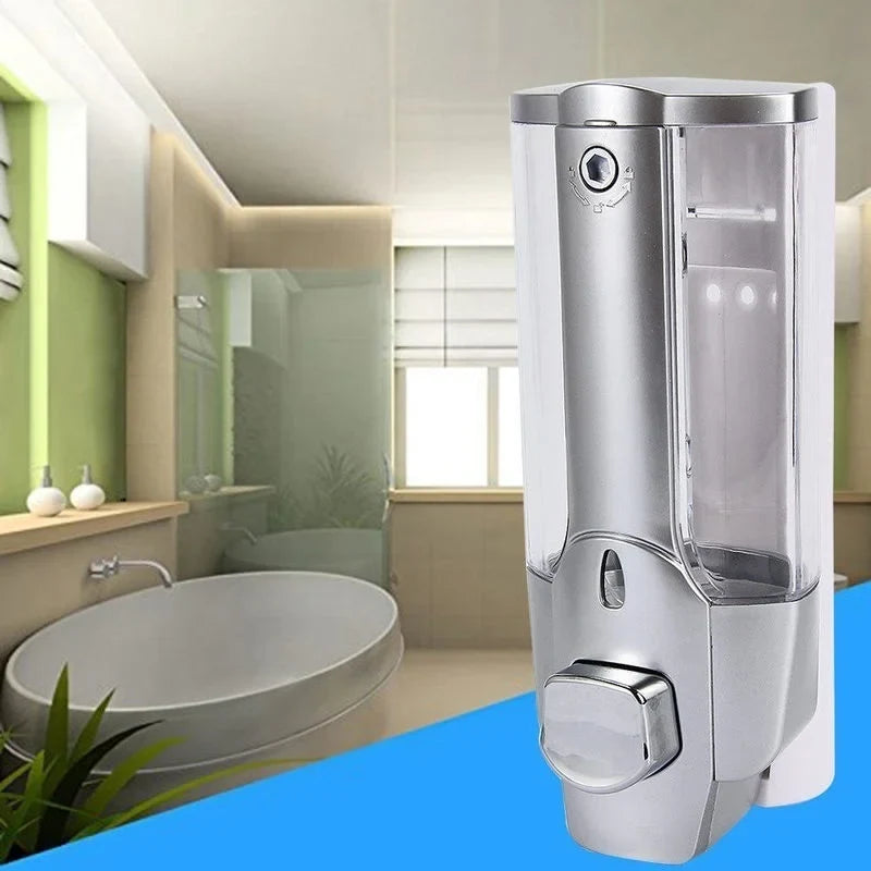 Wall Mount Soap & Shampoo Dispenser 350ml – Qme Shower Pump Soap Dispenser Qme