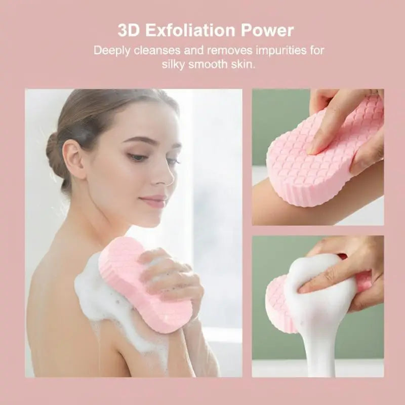 Exfoliating Bath Sponge – Soft Body Scrubber for Shower & Spa Exfoliating Bath Sponge Qst