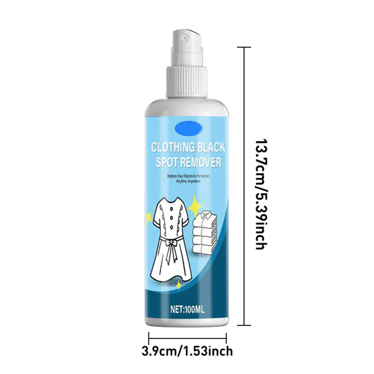 Clothing Mold & Stain Remover – Yellowing, Sweat & Spots Fabric Stain Remover Qme