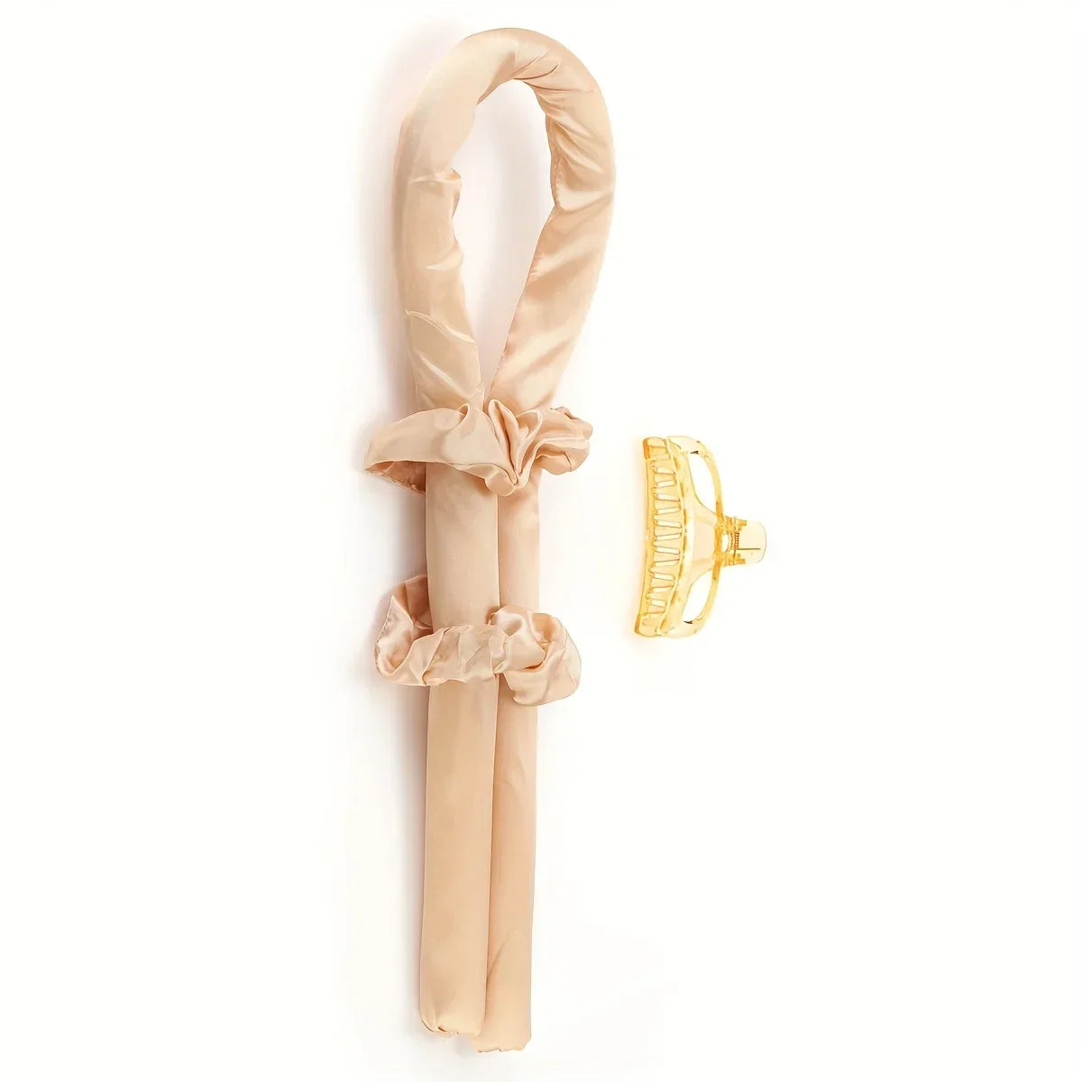 Heatless Curling Rod Headband – Silk Ribbon Hair Rollers Heatless Hair Curler Qme