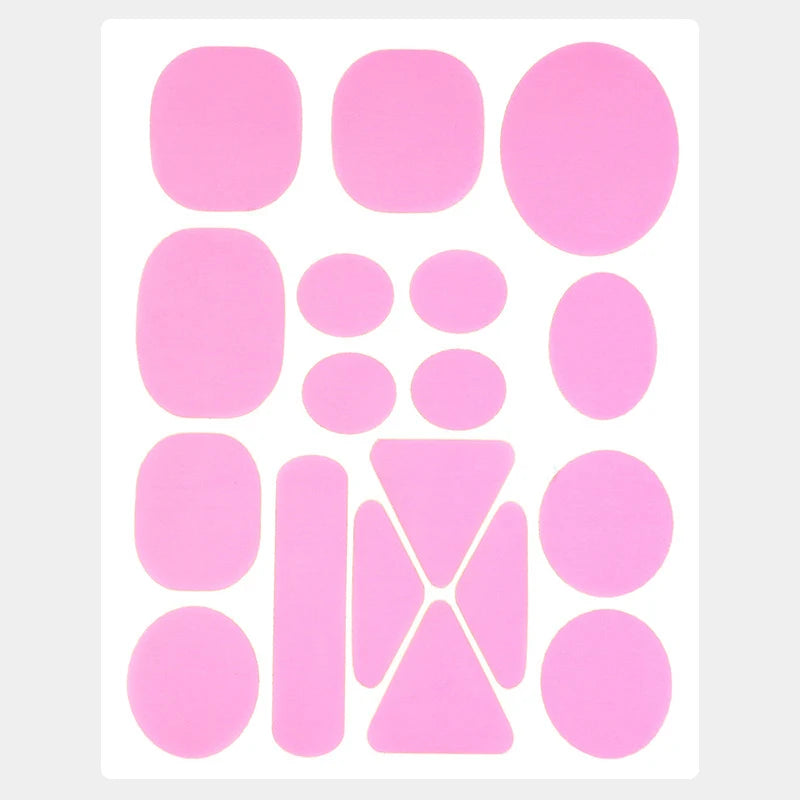Self-Adhesive Nylon Fabric Repair Patches – Assorted Shapes Fabric Repair Patches Qst pink1