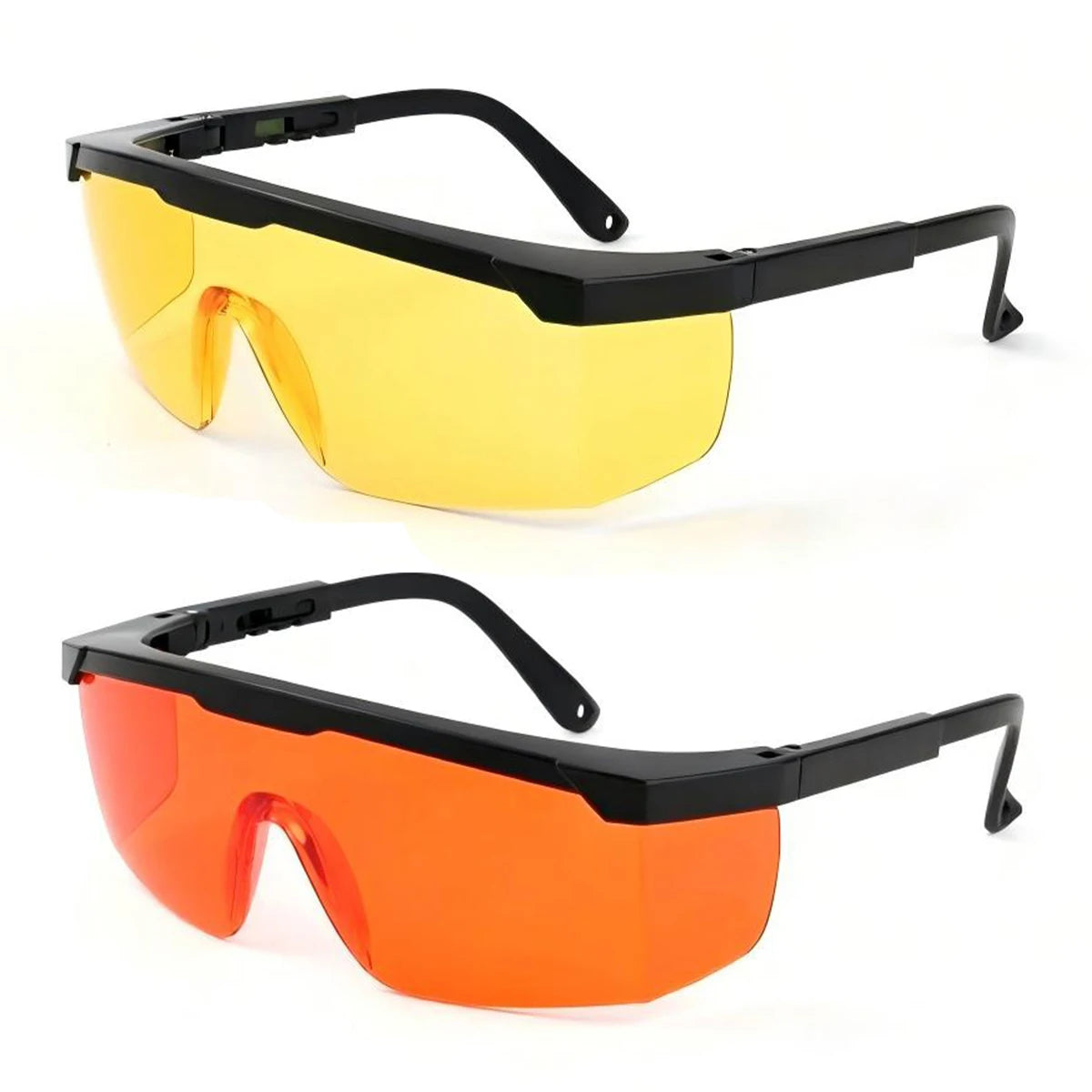 VOPHA IPL Laser Safety Glasses 190-2000nm UV Blocking Goggles Laser Safety Goggles Qst Yellow Orange