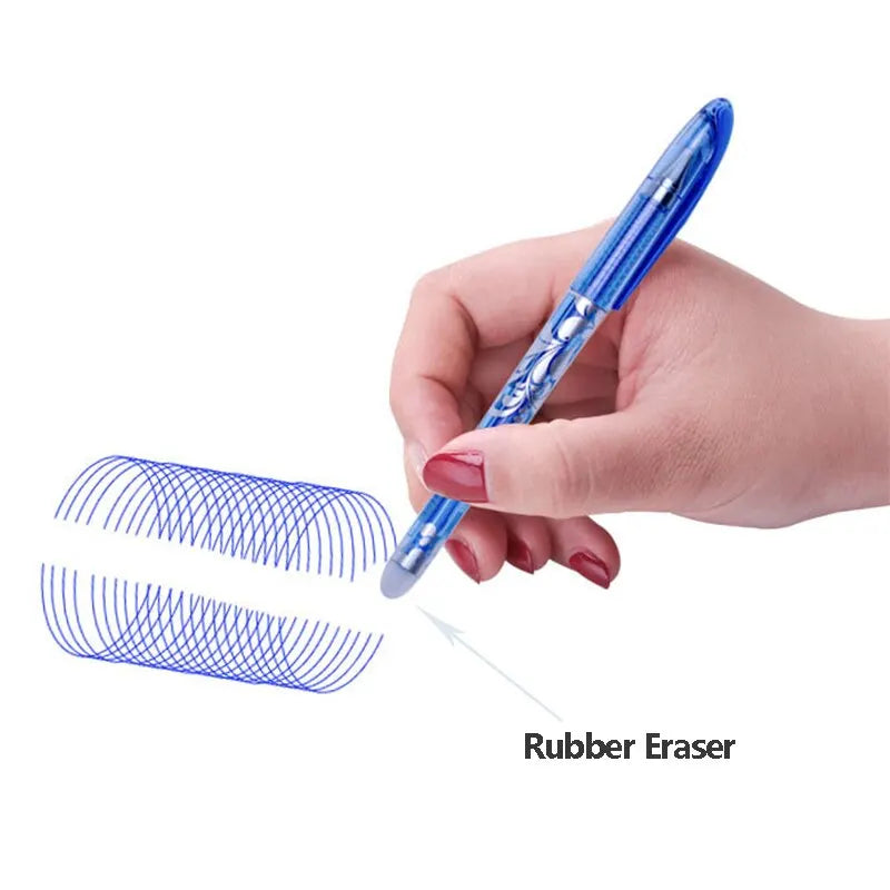 Erasable Gel Pens Set – Multi-Color Ink & Washable Handle Erasable Gel Pen Set Qme