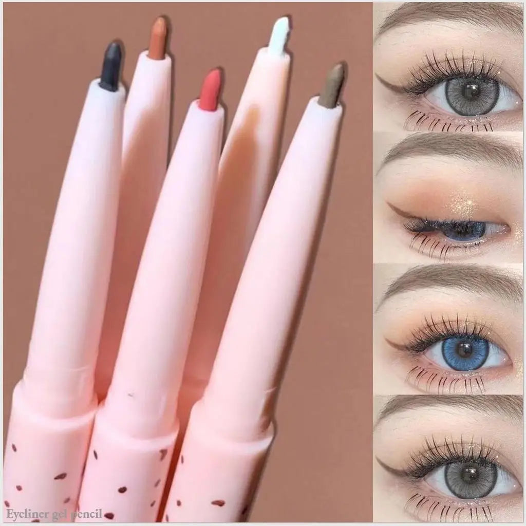 Waterproof Gel Eyeliner Pencil – Long-Lasting, Non-Smudge Gel Eyeliner Pencil Qme