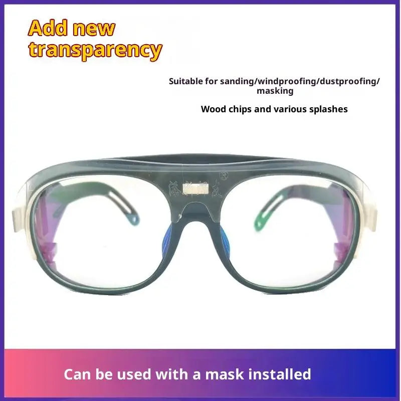 Welding Goggles – Anti-Glare Arc Welder Protective Glasses Welding Safety Goggles Qst Transparent