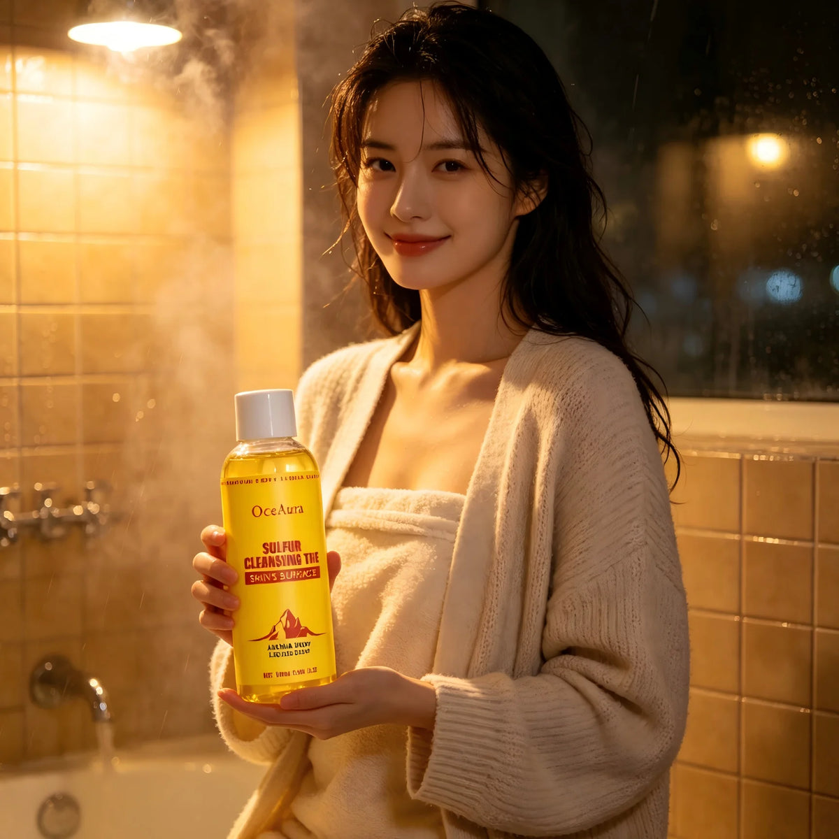 OceAura Sulfur Body Wash – Oil Control & Smooth Skin Sulfur Body Wash Qst