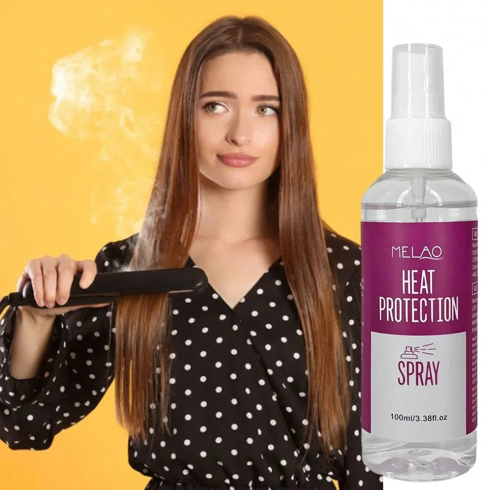MELAO Heat Protectant Spray – Flat Iron & Curling Guard Heat Protectant Spray Qme