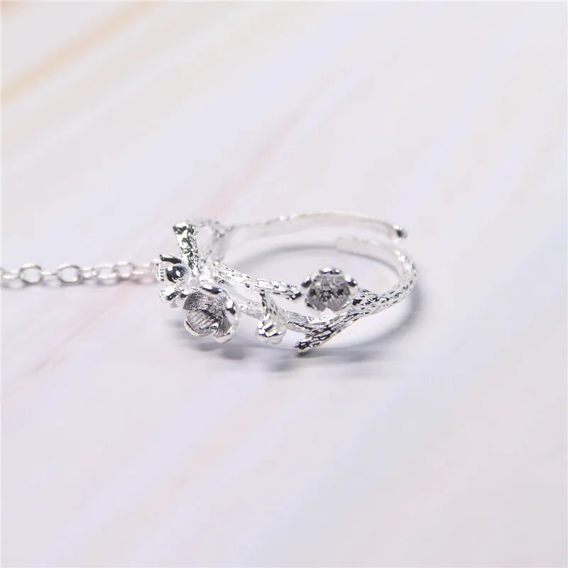 Retro Butterfly Bell Water Drop Bangle Bracelet – 4 Colors Charm Bangle Bracelet Qme