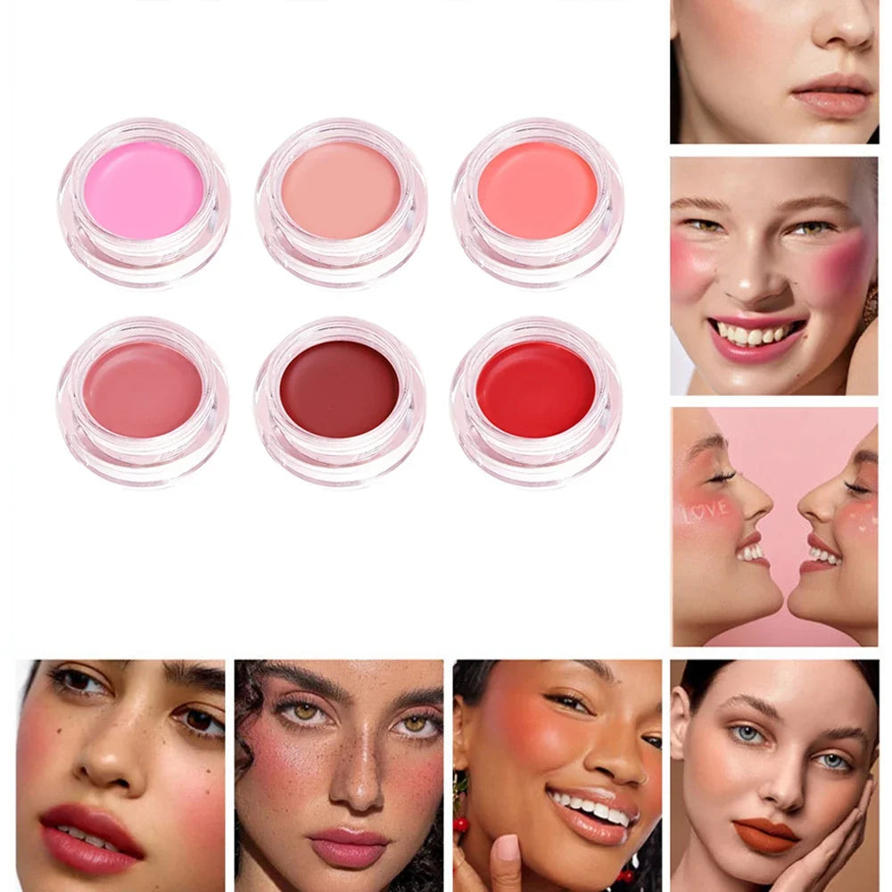 Qme Waterproof Powder Blusher – All Skin Types, 6 Shades Powder Blush Qme