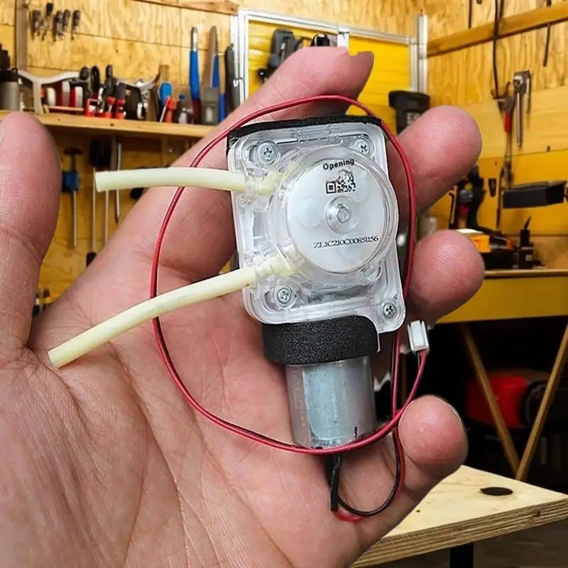 Micro DC 3V–3.7V Self-Priming Peristaltic Water Pump | DIY & Garden Peristaltic Water Pump Qme