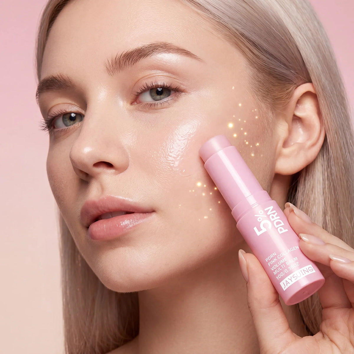 PDRN Pink Collagen Moisturizing Balm Stick for Face & Lips Moisturizing Balm Stick Qst