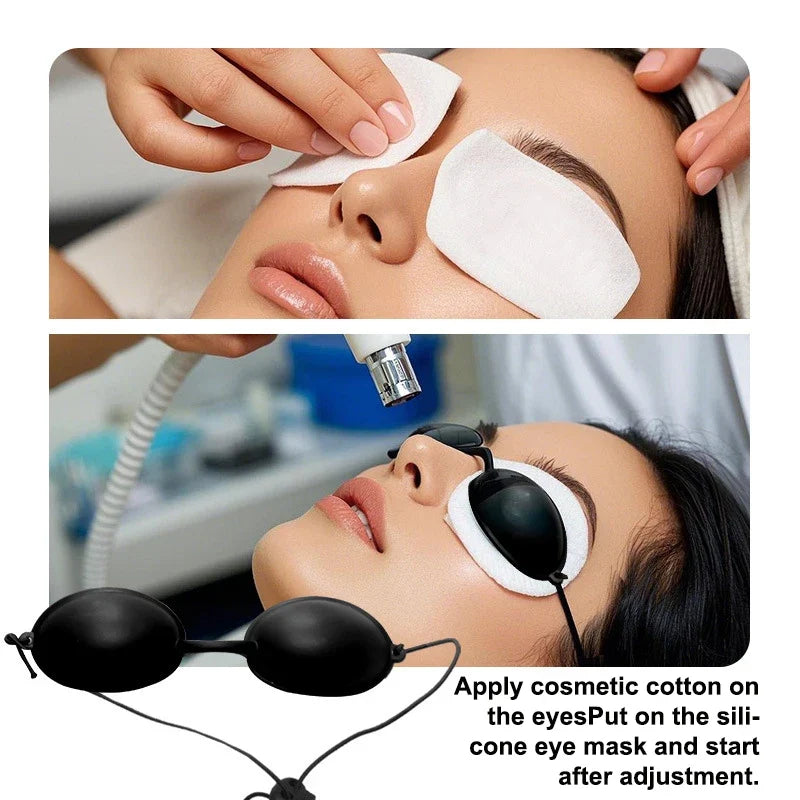 Silicone Protective Eye Goggles | IPL LED UV Tanning Protective Eye Goggles Qme