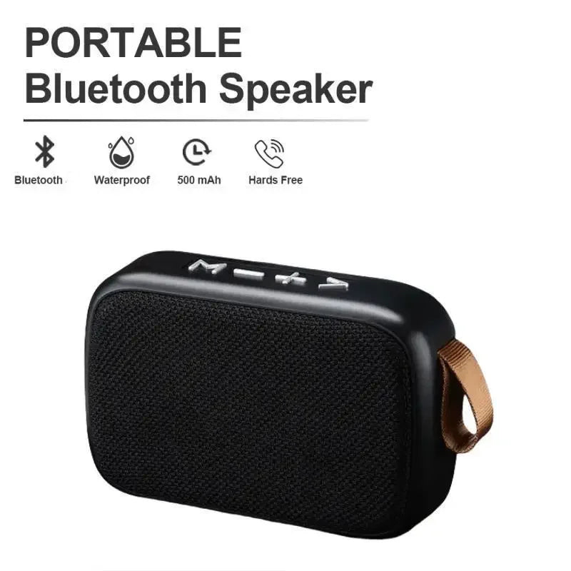 Mini Fabric Portable Bluetooth 5.0 Wireless Speaker Soundbar Portable Bluetooth Speaker Qme