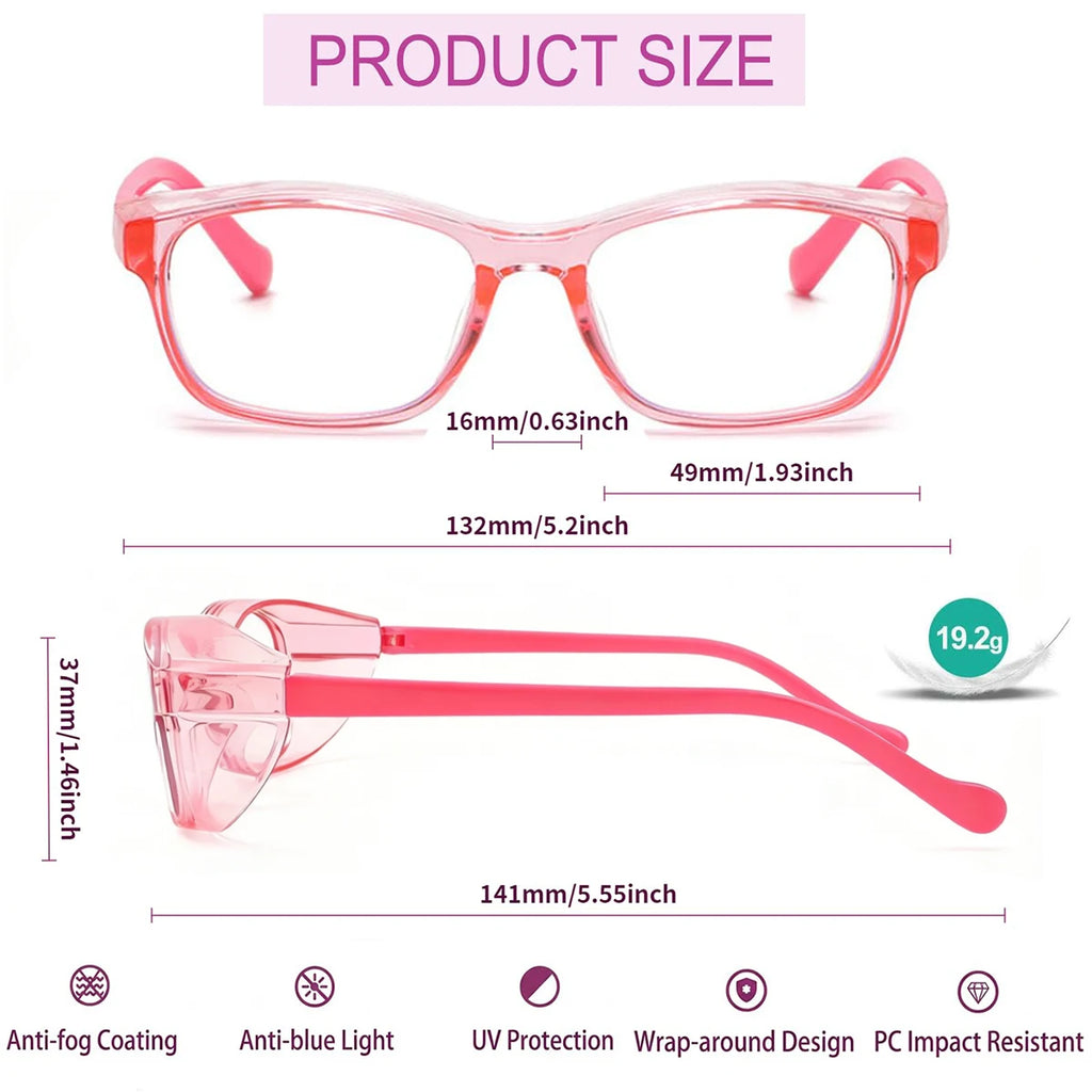 VOPHA Kids Safety Goggles – Anti-Fog, UV & Dust Shield Kids Safety Goggles Qst