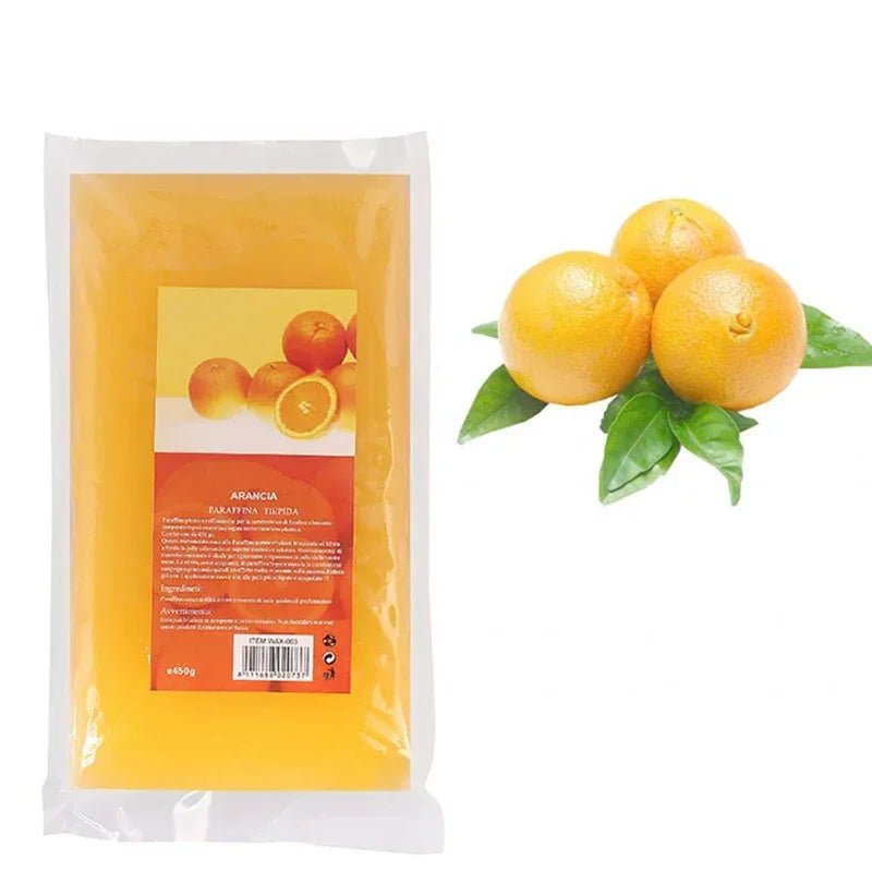 VamsLuna 450g Paraffin Wax for Hands & Feet – 6 Scents Paraffin Spa Wax Qst Orange